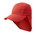 Rouge - Back - Result Headwear - Casquette légionnaire - Enfant