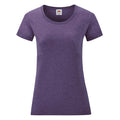 Violet - Front - Fruit of the Loom - T-shirt VALUEWEIGHT - Femme