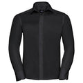 Noir - Front - Russell Collection - Chemise ULTIMATE - Homme