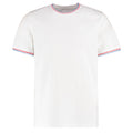 Blanc - Rouge - Bleu roi - Front - Kustom Kit - T-shirt - Homme