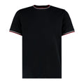 Noir - Blanc - Rouge - Front - Kustom Kit - T-shirt - Homme