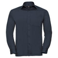 Bleu marine - Front - Russell Collection - Chemise - Homme