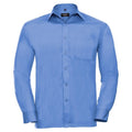 Bleu - Front - Russell Collection - Chemise - Homme