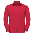 Rouge classique - Front - Russell Collection - Chemise - Homme