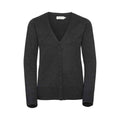 Charbon chiné - Front - Russell Collection - Cardigan - Femme