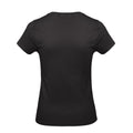 Noir - Back - B&C - T-shirt E190 - Femme