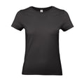 Noir - Front - B&C - T-shirt E190 - Femme