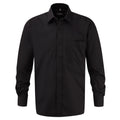 Noir - Front - Russell Collection - Chemise - Homme