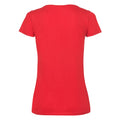 Rouge - Back - Fruit of the Loom - T-shirt VALUEWEIGHT - Femme