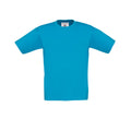 Bleu atoll - Front - B&C - T-shirt EXACT - Enfant