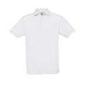 Blanc - Front - B&C - Polo SAFRAN - Homme