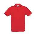 Rouge - Front - B&C - Polo SAFRAN - Homme