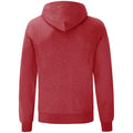 Rouge chiné - Back - Fruit of the Loom - Sweat à capuche CLASSIC - Homme