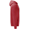 Rouge chiné - Side - Fruit of the Loom - Sweat à capuche CLASSIC - Homme