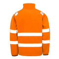 Orange fluo - Back - Result - Veste softshell - Homme