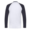 Blanc - Bleu marine foncé - Back - Fruit of the Loom - T-shirt - Homme