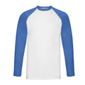 Blanc - Bleu roi - Front - Fruit of the Loom - T-shirt - Homme