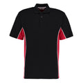 Noir - Rouge - Blanc - Front - GAMEGEAR - Polo TRACK - Homme