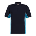 Bleu marine - Turquoise vif - Blanc - Front - GAMEGEAR - Polo TRACK - Homme