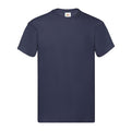 Bleu marine foncé - Front - Fruit of the Loom - T-shirt ORIGINAL - Homme