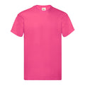 Fuchsia - Front - Fruit of the Loom - T-shirt ORIGINAL - Homme