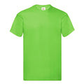 Vert clair - Front - Fruit of the Loom - T-shirt ORIGINAL - Homme