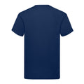 Bleu marine - Back - Fruit of the Loom - T-shirt ORIGINAL - Homme