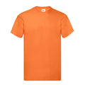 Orange - Front - Fruit of the Loom - T-shirt ORIGINAL - Homme