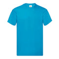 Azur - Front - Fruit of the Loom - T-shirt ORIGINAL - Homme