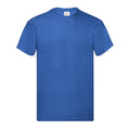 Bleu roi - Front - Fruit of the Loom - T-shirt ORIGINAL - Homme