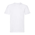 Blanc - Front - Fruit of the Loom - T-shirt SUPER PREMIUM - Homme