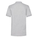 Gris chiné - Back - Fruit of the Loom - Polo 65-35 - Homme