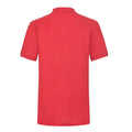 Rouge - Back - Fruit of the Loom - Polo 65-35 - Homme
