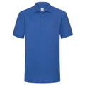 Bleu roi - Front - Fruit of the Loom - Polo 65-35 - Homme