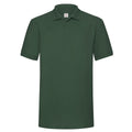 Vert bouteille - Front - Fruit of the Loom - Polo 65-35 - Homme