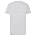 Gris chiné - Back - Fruit of the Loom - T-shirt VALUEWEIGHT - Enfant