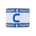 Blanc - bleu - Front - Real Madrid CF -  Brassard officiel du capitaine