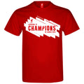Rouge - Front - Liverpool FC - T-Shirt CHAMPIONS - Hommes
