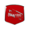 Rouge - argent - Front - Liverpool FC -  Fanion Champion of Europe