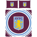 Bordeaux - Bleu - Jaune - Front - Aston Villa FC - Parure de lit
