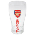 Transparent-Rouge - Front - Arsenal FC - Verre à bière officiel