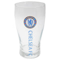 Transparent-Bleu - Front - Chelsea FC - Verre à bière officiel