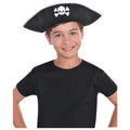 Noir - Blanc - Front - Amscan - Chapeau tricorne de déguisement