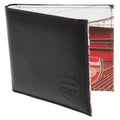 Noir - Front - Arsenal FC - Portefeuille en cuir à imprimé stade
