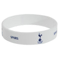 Blanc - Front - Bracelet officiel en caoutchouc du club de football Tottenham Hotspur
