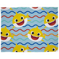 Bleu - Jaune - Blanc - Front - Baby Shark - Couverture ROTARY