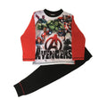 Rouge - Noir - Blanc - Front - Avengers - Ensemble de pyjama long - Garçon