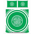 Vert-blanc - Front - Celtic FC - Parure de lit