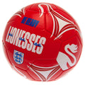 Rouge - Blanc - Back - England Lionesses - Ballon de foot