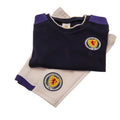 Bleu marine - Blanc - Back - Scotland FA - Ensemble t-shirt et short - Bébé